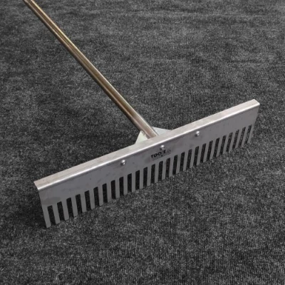 Rastrillo de Acero Inoxidable Pórtatil de 50cm TZY007-P