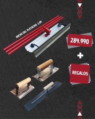 Promoción Kit Bullfloat 1,5m + Soporte con Escobillón (TZY003C+TZN003C) + Regalos