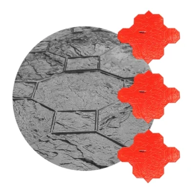 Molde Quilpué estampado hormigón TZE024X3