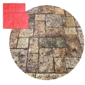 Molde Estampado Hormigón Temuco 60x60cm Flexible TZE006