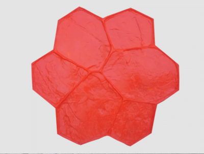 Molde Estampado Hormigón Aysen 74x74cm Flexible TZE003