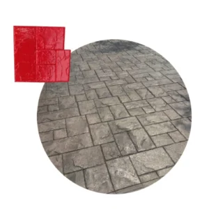 Molde Estampado Hormigón Valdivia 62x62cm Flexible TZE005-2