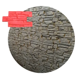 Molde Bloques Muro Hormigón Flexible 56x30cm TZE009