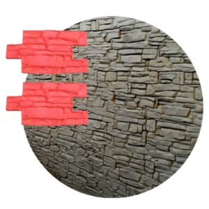 Molde Bloques Muro Hormigón Flexible 56x30cm TZE009X2