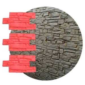 Molde Bloques Muro Hormigón Flexible 56x30cm TZE009X3