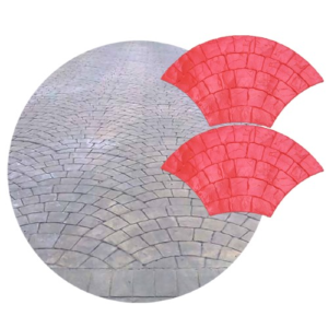 Molde Estampado Hormigón Santiago 110x64cm Flexible TZE002X2