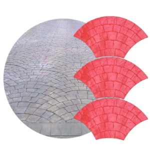 Molde Estampado Hormigón Santiago 110x64cm Flexible TZE002X3