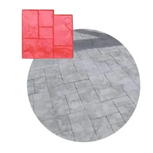 Molde Estampado Hormigón Villarrica 60x60cm Flexible TZE007