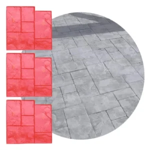 Molde Estampado Hormigón Villarrica 60x60cm Flexible TZE007X3