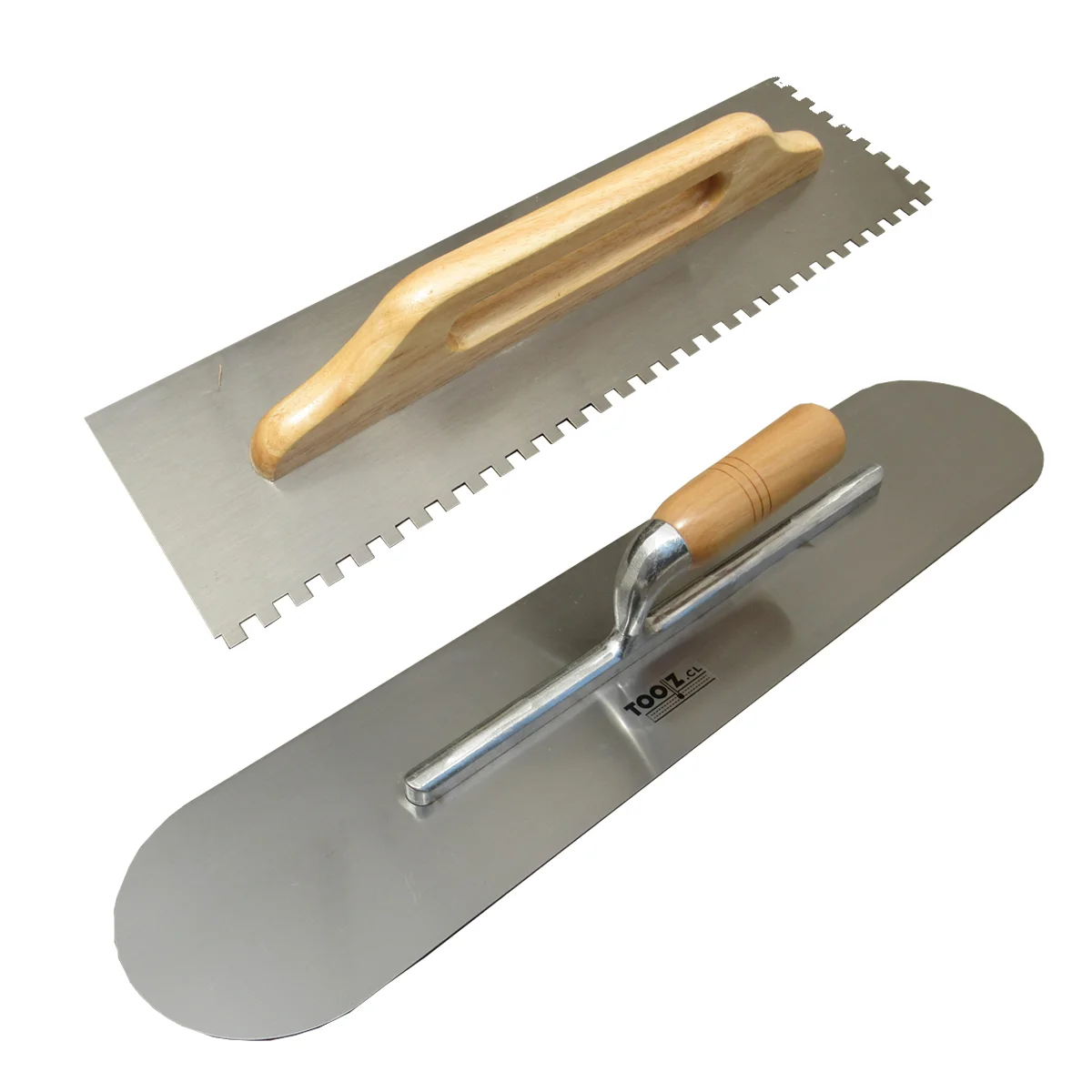 Kit Llana Enlucido Curva + Llana Dentada acero Inoxidable (2 En 1) - KIT-C Kit Llana Enlucido Curva + Llana Dentada acero Inoxidable (2 En 1) - KIT-C