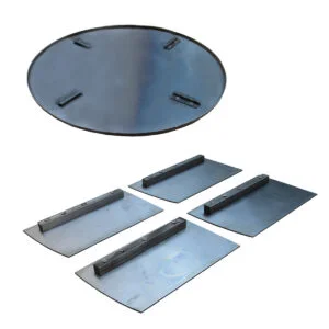 Set 4 Aspas Alisadora Hormigon 24 Pulgadas + Plato O Disco KIT-H
