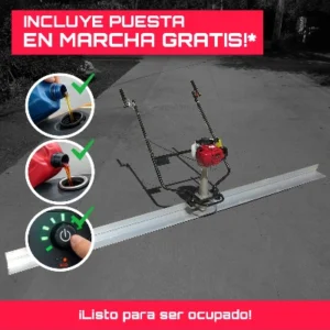 Oferta del Mes Regla Vibradora Bencinera con Motor Honda GX35 TZG001R-3R con puesta en marcha gratis