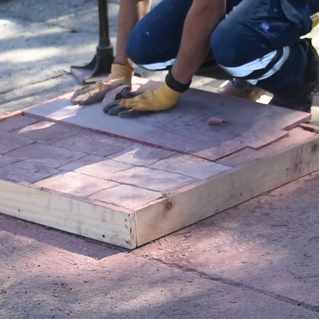 Proceso de Estampado de Hormigón Paso a Paso