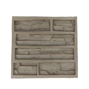 Molde Collicura de Fachaletas de Hormigon para Revestimiento de Pared TZE105