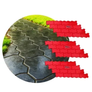 Molde Natales estampado hormigon adoquin piso flexible TZE019X3