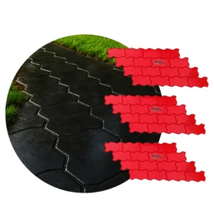 Molde Natales estampado hormigón adoquin piso Flexible TZE019X3