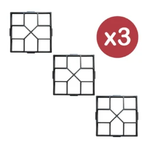 3x Molde Pisos Hormigón Concreto Cemento 40x40cm Bloques TZE201X3