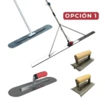 Kit Full Platacho, Regla Vibradora y Llanas TZOM-V-0525-01 Opción 1