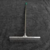 Rastrillo de Acero Inoxidable Pórtatil de 50cm TZY007-P