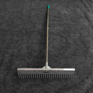 Rastrillo de Acero Inoxidable Pórtatil de 50cm TZY007-P