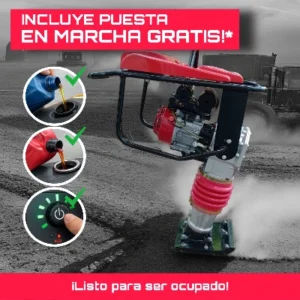 Oferta del Mes Vibropisón Bencinero Motor Honda GX160 modelo IP-85 con puesta en marcha gratis