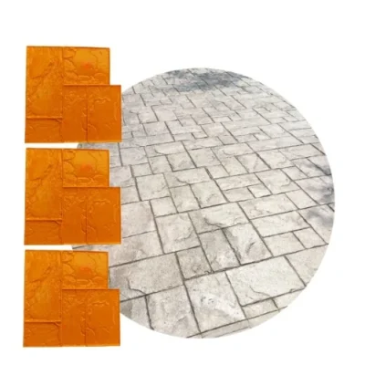Molde Estampado Hormigón Valdivia 62x62cm x3TZE005-3X3
