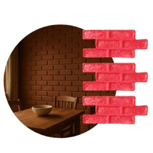 Molde Llanquihue Estampado Hormigón Muro 50x20cm TZE015X3