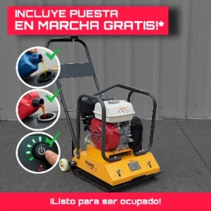 Placa Compactadora Toolz Motor Honda CP-140 + Puesta en Marcha gratis