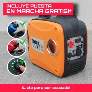 Ofertas del mes Generador Eléctrico Inverter Gasolina 2.2 kW + Puesta en marcha