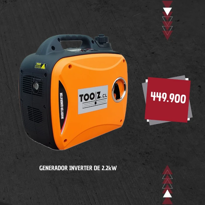 Generador Eléctrico Inverter Silencioso 2.2 kW Gasolina Generador Eléctrico Inverter Silencioso 2.2 kW Gasolina