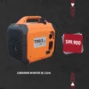Generador Eléctrico Inverter Silencioso a Gasolina de 3.5 kW Inverter