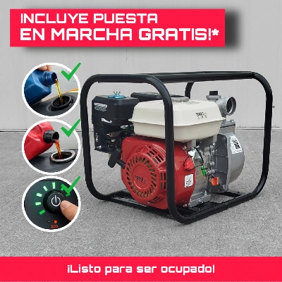 Oferta del mes de la Bomba 3" 5.5HP WP-001 con puesta en Marcha Gratis