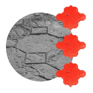 Molde Quilpué estampado hormigón TZE024X3