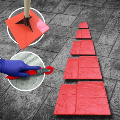 Kit de Estampado 5x Moldes Temuco + Pisón y Rodillo Corrector cod: KIT2-TZE006