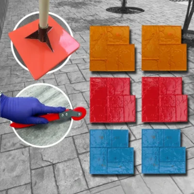 Kit de Estampado Molde Valdivia + Pisón y Rodillo Corrector cod KIT2-TZE005