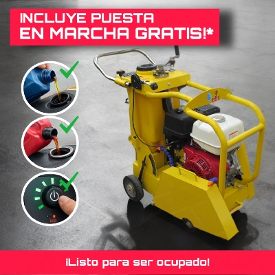 Oferta del Mes Cortadora De Pavimento Motor Loncin G420f 15hp Toolz RC-500CH con puesta en marcha gratis