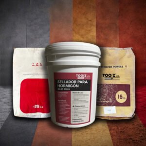 KIT Insumos de Hormigón Estampado para 20M2 CHOCOLATE - KIT-TZCH-005-S-TZAR-004-TZS001