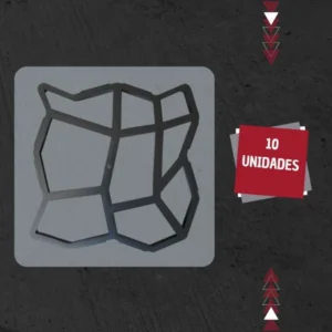 10x Molde Calafate Grande para Adoquines 43×43 - TZE204