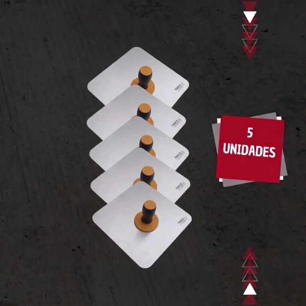 5X Porta Pastas O Mezcla Llana Lisa 300x300mm Para Yeso Cemento - OFERTA AL MAYOR TZY010