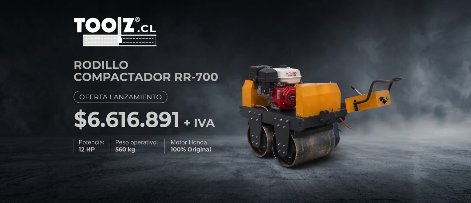 Banner Rodillo Compactador RR-700 Oferta de Lanzamiento
